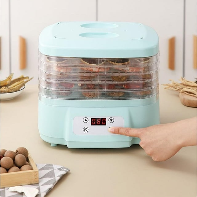 Freeze Dryer Machine for Home for Candy & Snacks - Adjustable Thermostat 1-72H Timer LED Display Dryer - 360&reg; Airflow, Trays Adjustable Timer and Temperature Control,for Beef Fruits Meat 