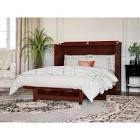 afifurnishings walnut queen item c-58494 