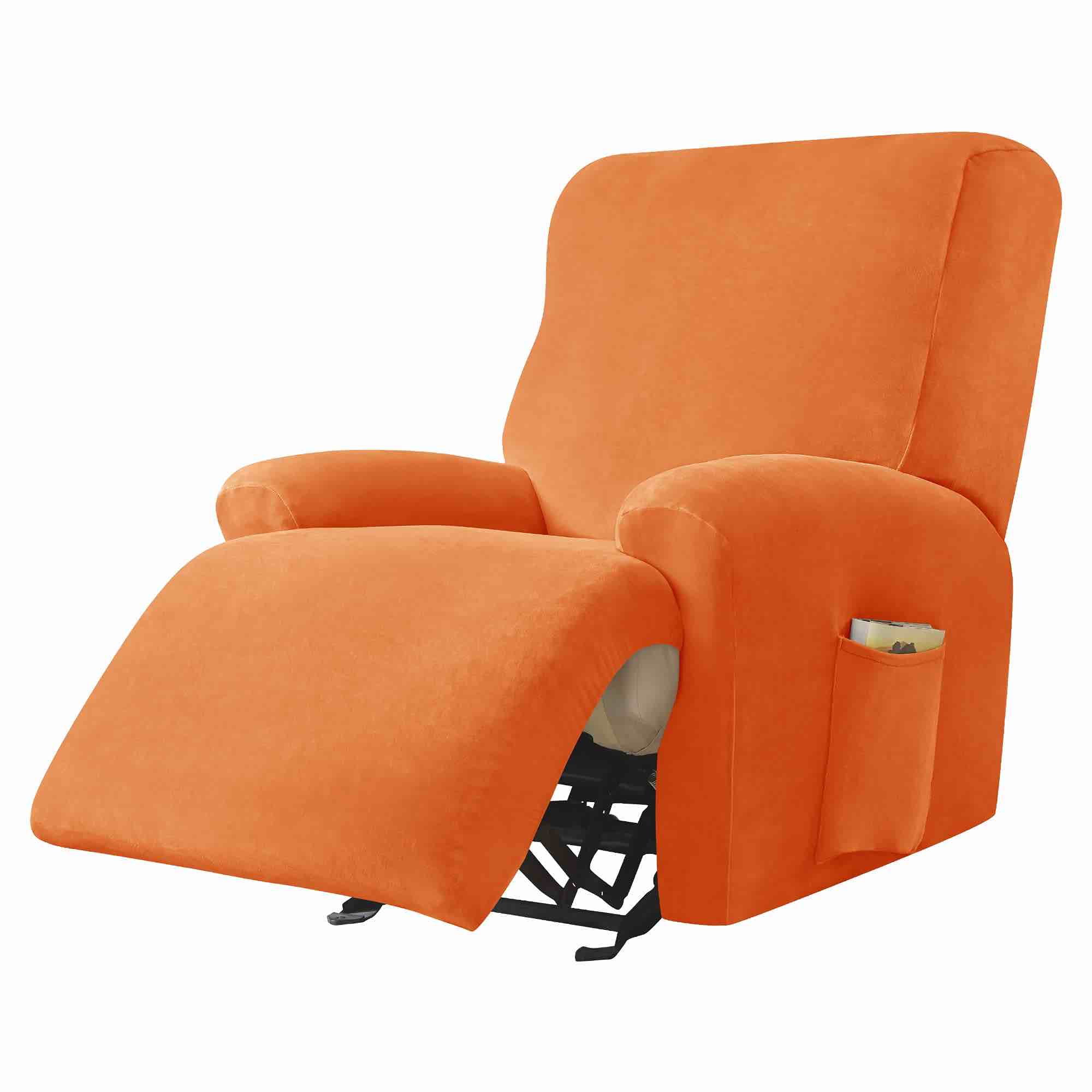 orange recliner slip cover 
