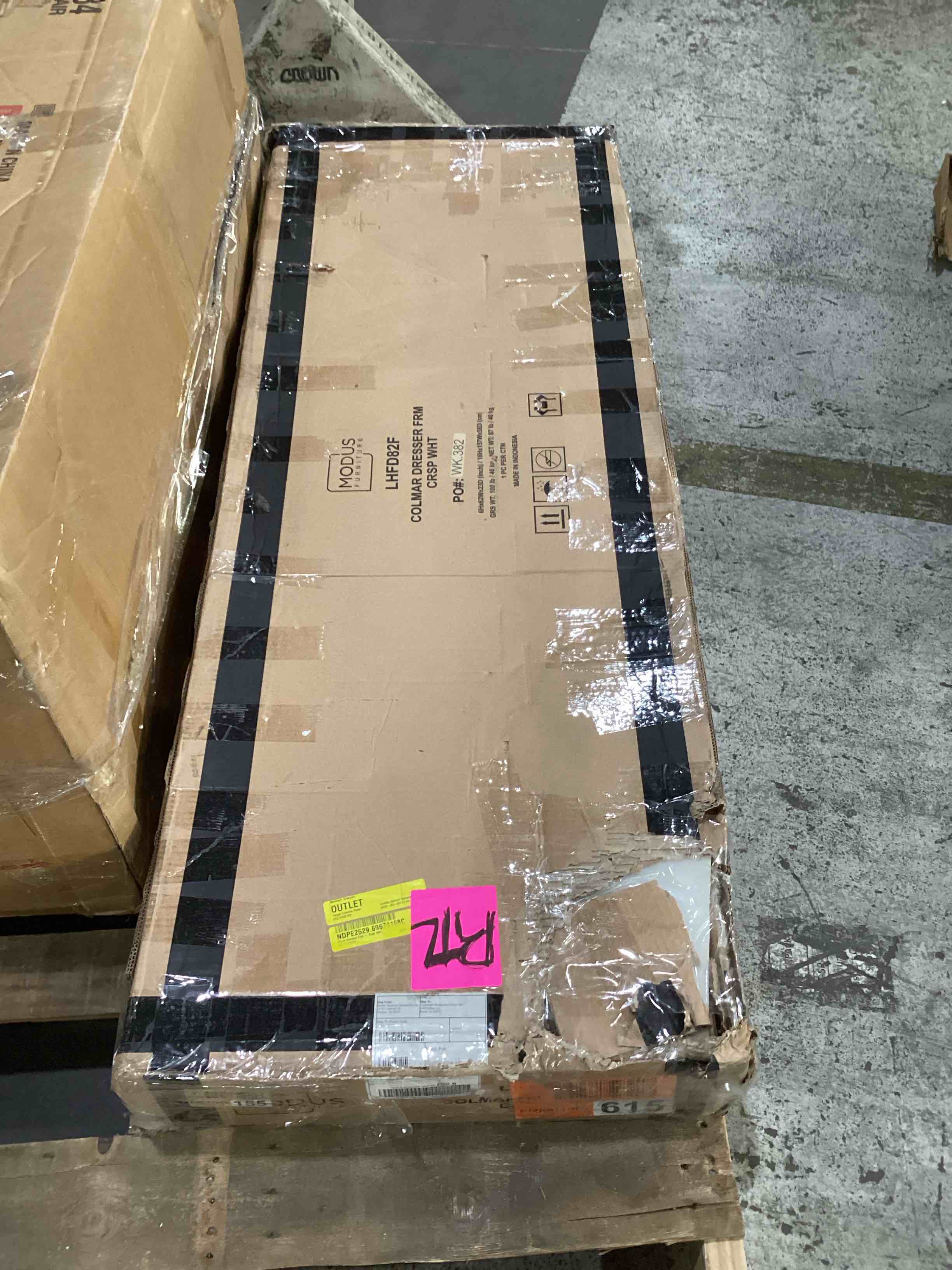 Clyve 6 Drawer 55" W Double Dresser