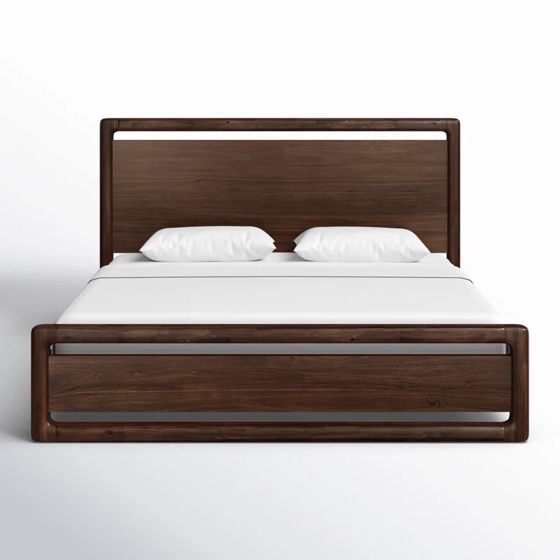rosy platform bed rail