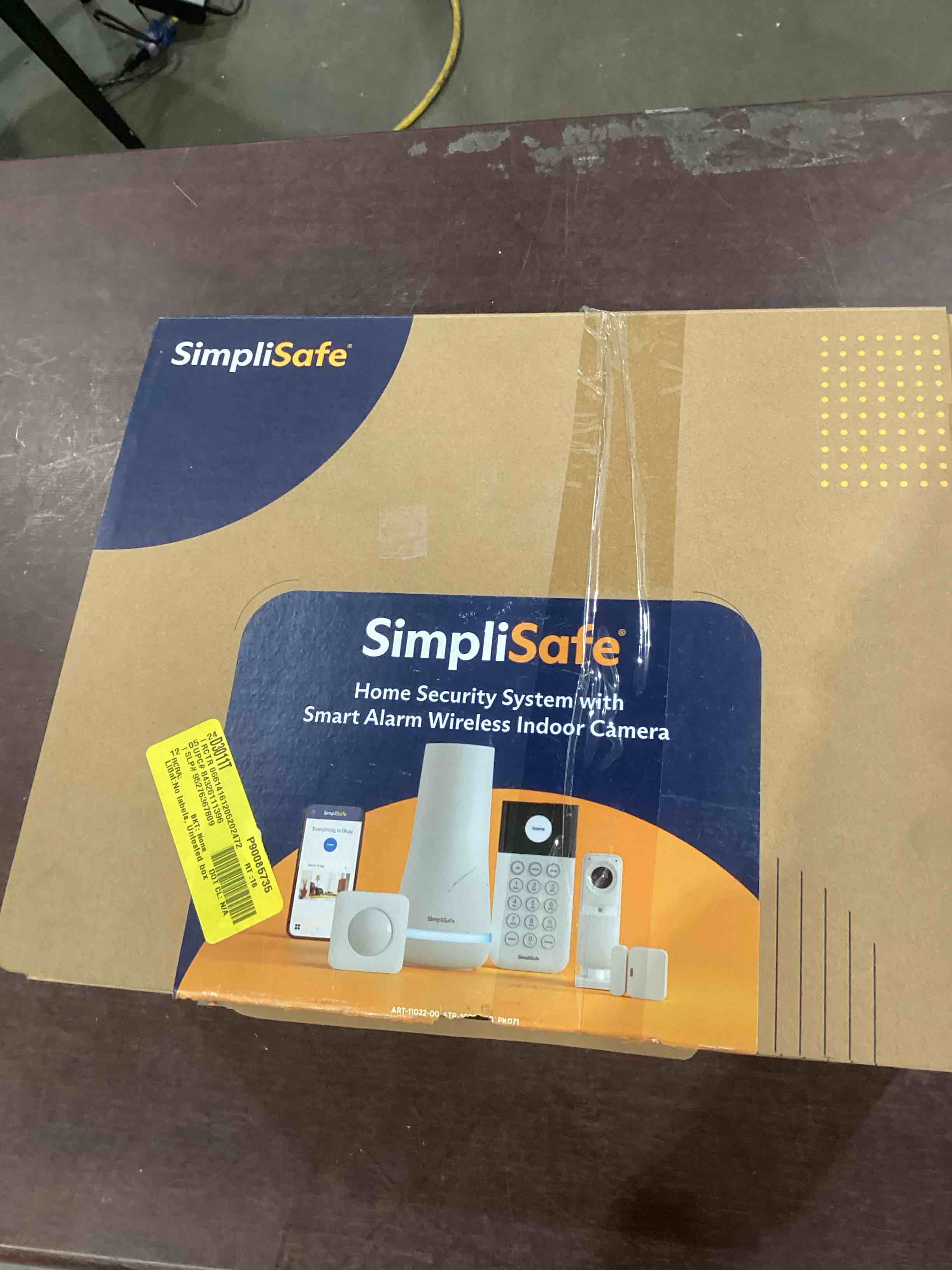 Simple’s ace home security system with smart alarm wireless indoor camera