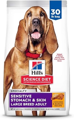 (BB 05/2026) Hill's Science Diet Adult Sensitive Stomach & Skin Chicken Recipe Large Breed Dry Dog Food, 30 lbs.