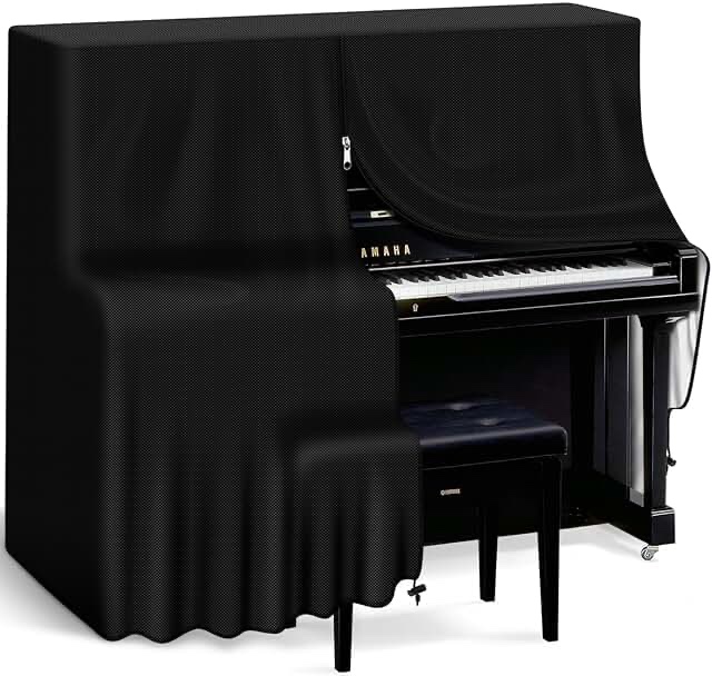 upright piano cover 