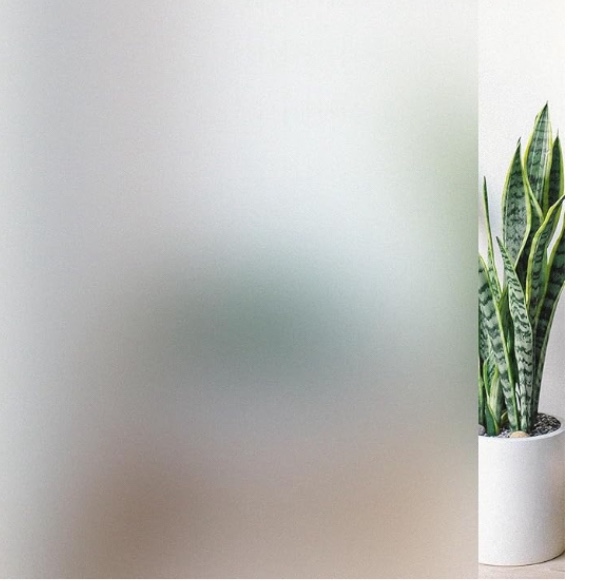 Frosted window film 3D Sparkling 35.4x13 feet