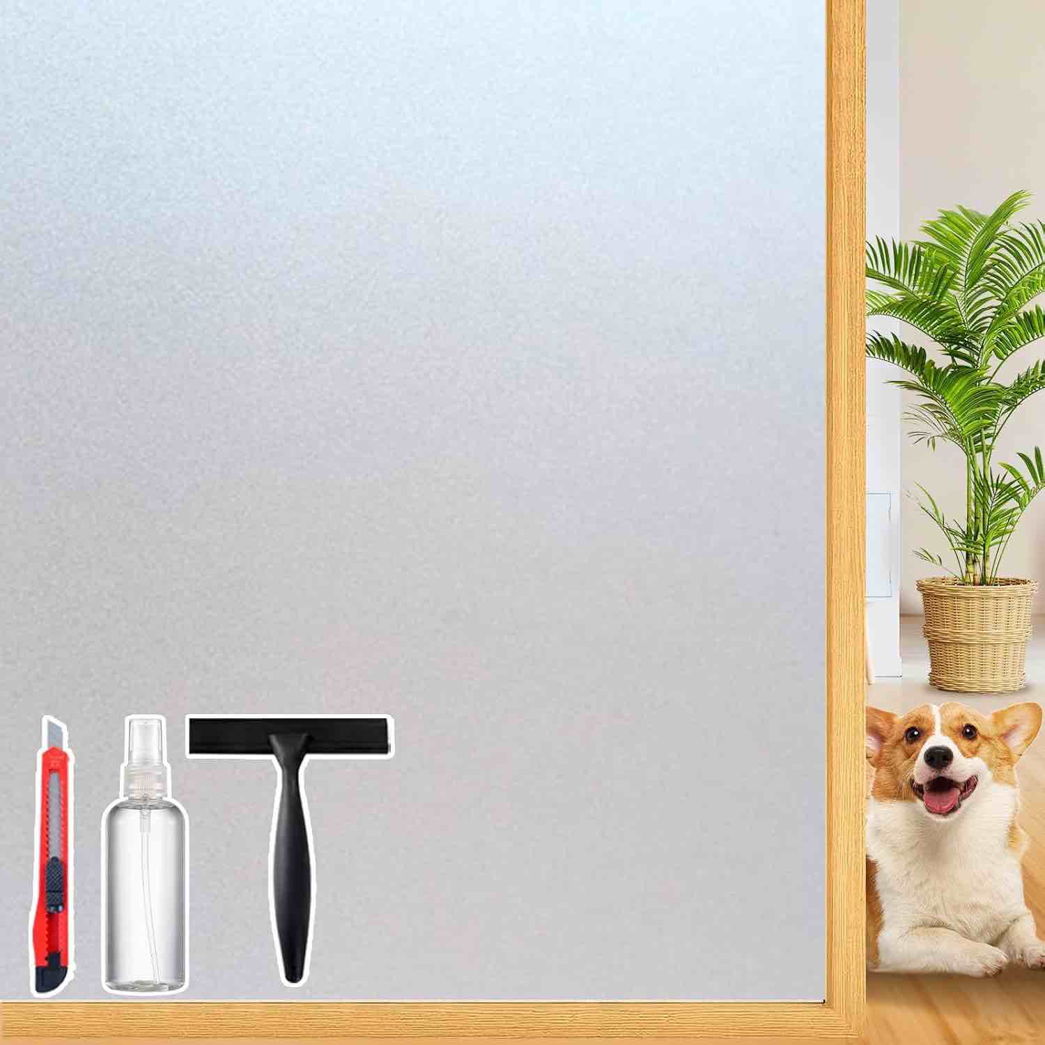 Kespen Frosted Window Film 3D Sparking 23.6” x 13.1f