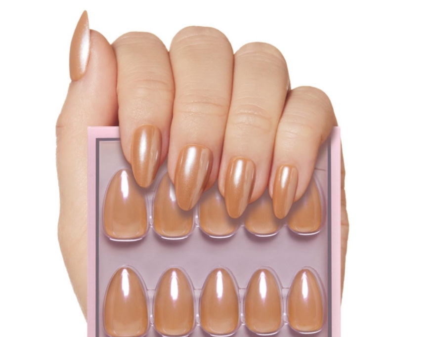 KAELY PRESS ON NAILS NUDE BROWN 
