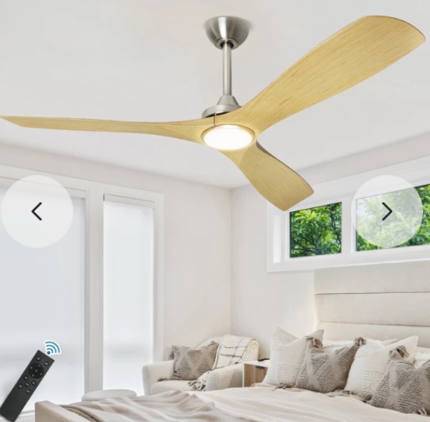 DC MOTOR 52” Lead Ceiling Fan 