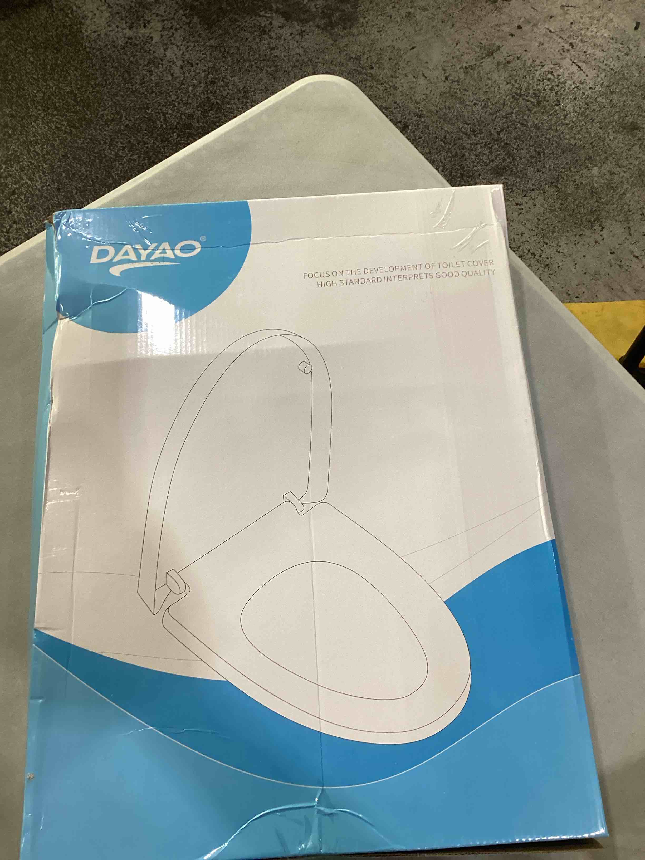 Dayao Toilet Seat Heated Toilet Seat Long Plastic White 