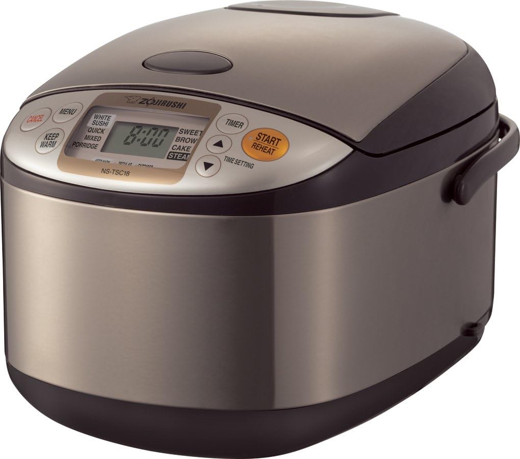 UNTESTED Zojirushi NS-TSC18 Micom Rice Cooker and Warmer ? 1.8 Liters