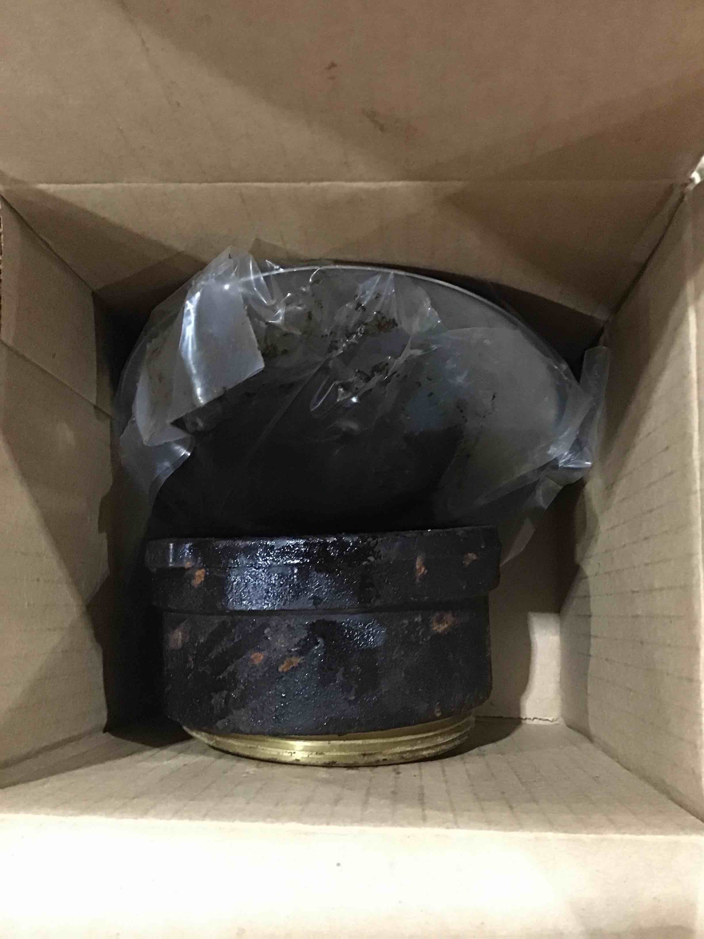 Round cover stainless steel with screws