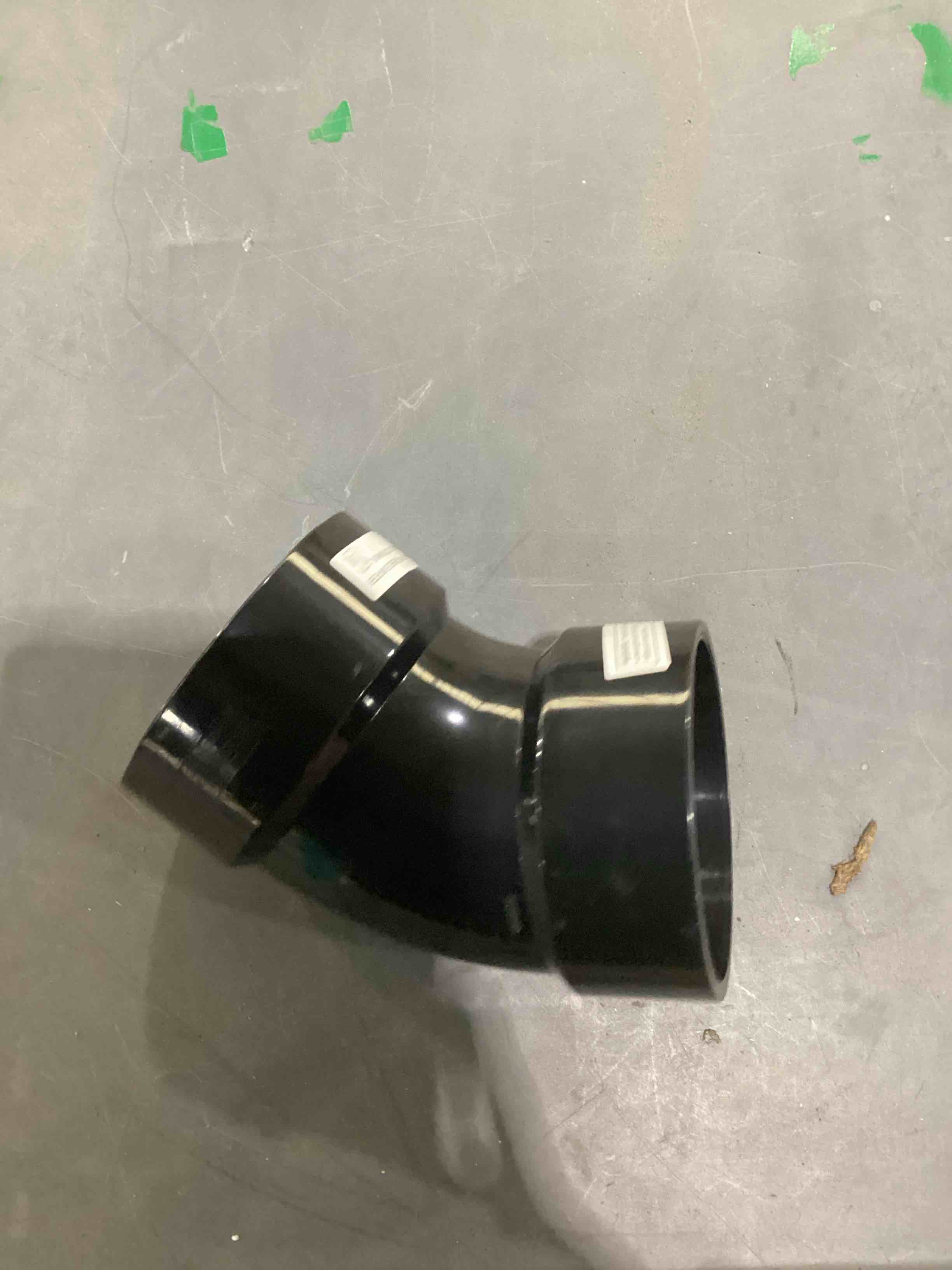 3 in. 45° Elbow DWV Pipe Fitting NSF ASTM D2661 1/8 Bend