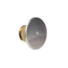 Round cover stainless steel with screws 