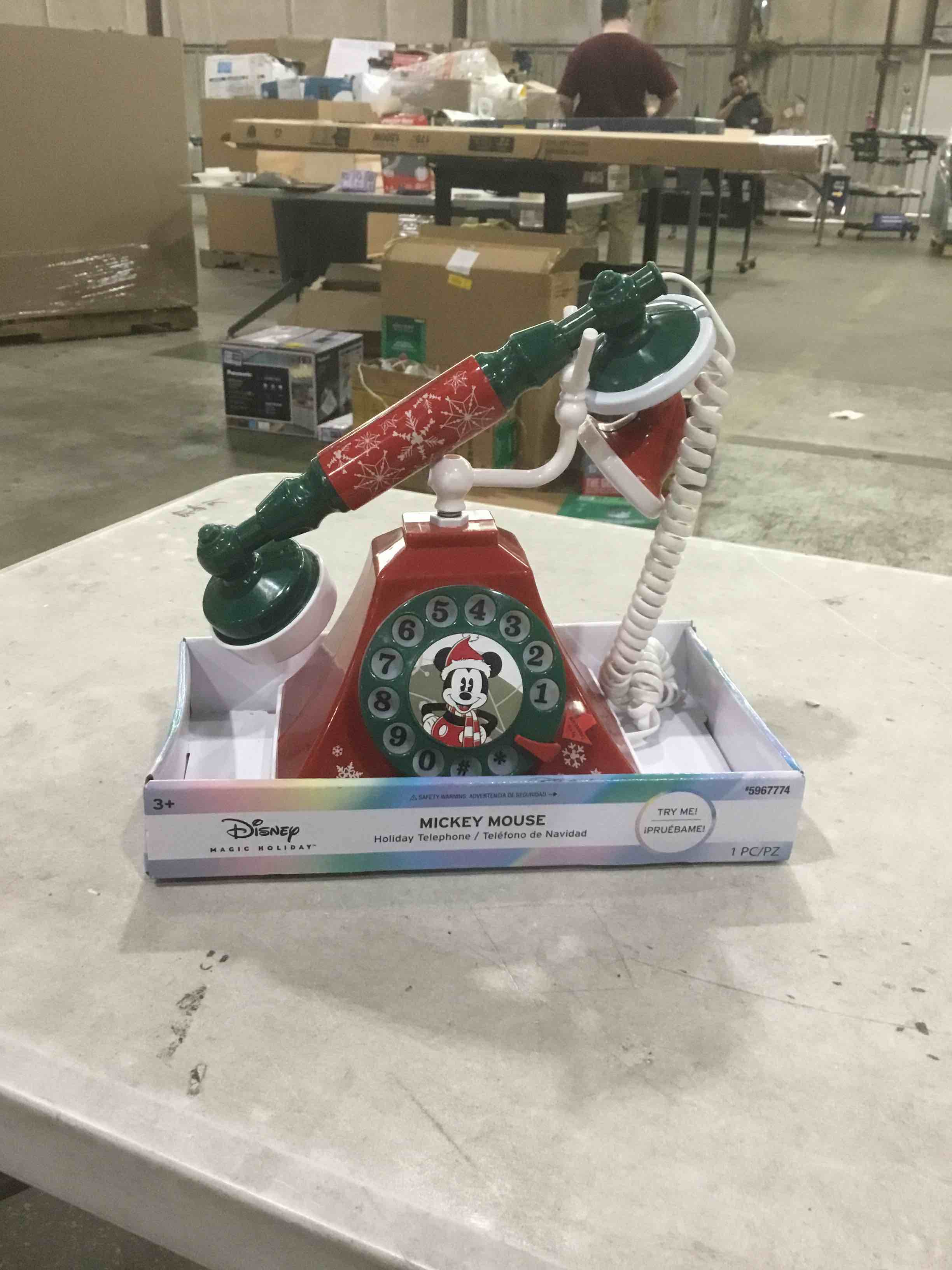 Mickey Mouse holiday telephone
