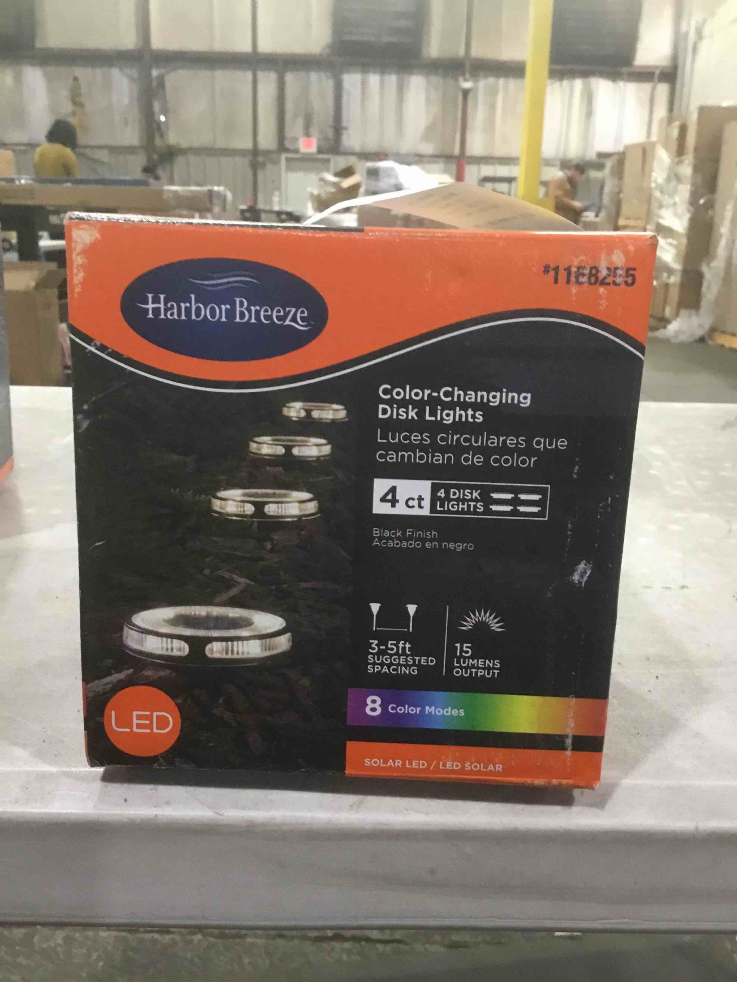 Color changing Disk lights 