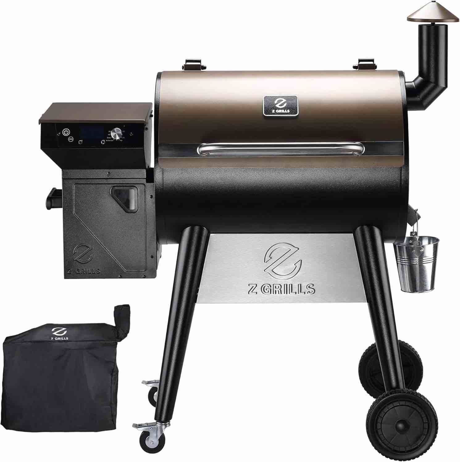Z GRILLS 697 sq.in Pellet Grill with Temps Controller 2.0 and Latest Functions