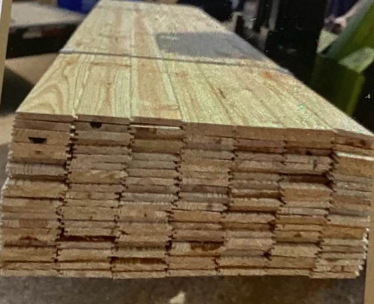 1-inch x 8-inch x8ft Eastern white pine tounge and grove boards (bid per board quantity 48)