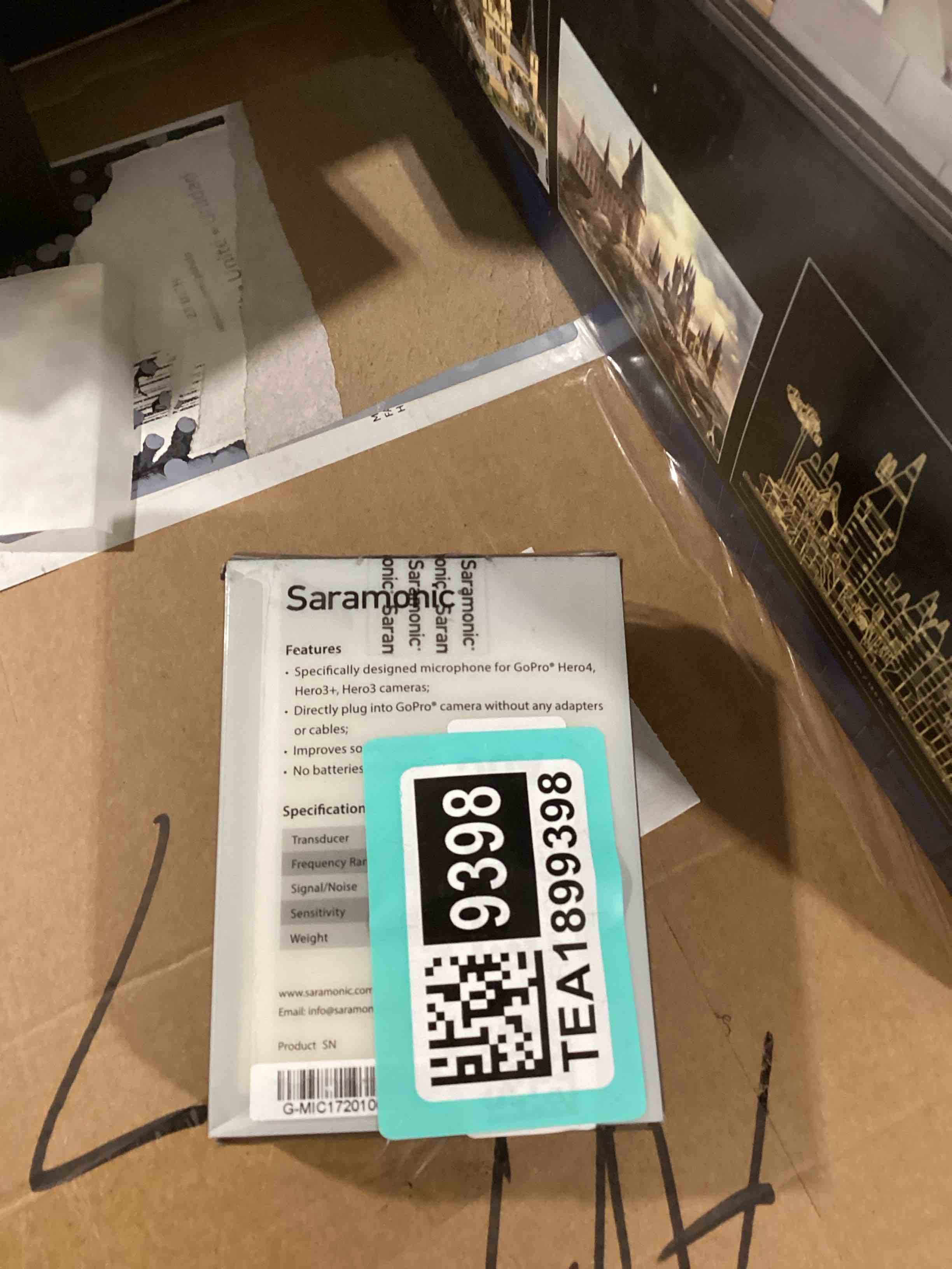 Saramonic G-Mic Microphone for GoPro Cameras Hero4, Hero3+, Hero3 (Black)