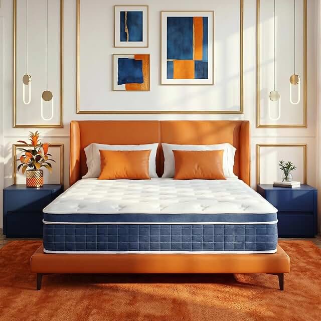 SIMILAR Full Mattress, Memory Foam Mattress Full Size, Mattresses in a Box for Motion Isolation, Edge Support, Pressure Relief, Medium Firm, 