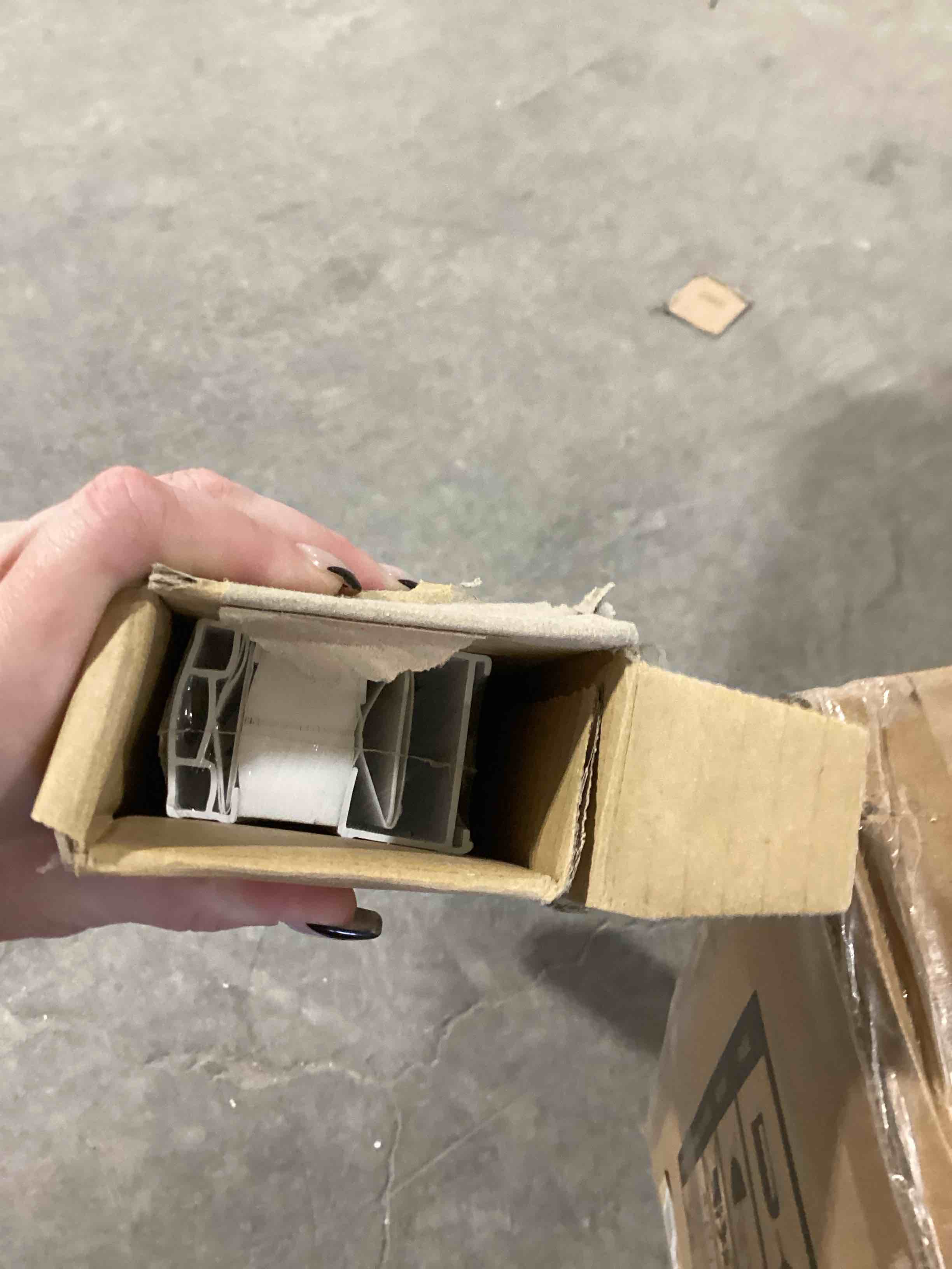 Condition photo showing New/Like New for BlindsAvenue Cellular Honeycomb Cordless Polyester Shade, 9/16" Single Cell, Light Filtering, White, Size: 30" W x 48" H