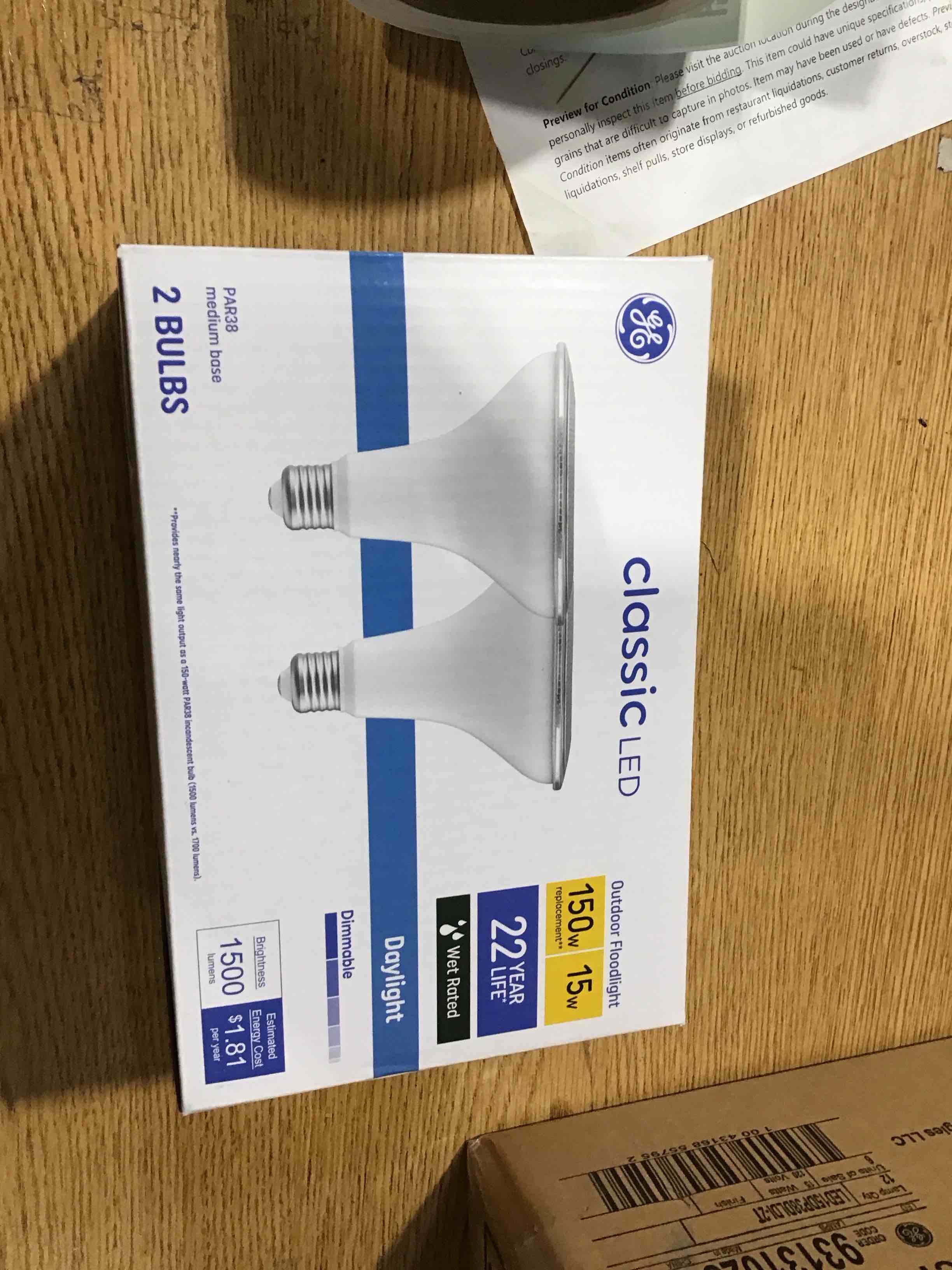 GE Spot Classic 2-Pack 75 W Equivalent Dimmable Warm White Par30 Shortneck LED Light Fixture Light Bulbs