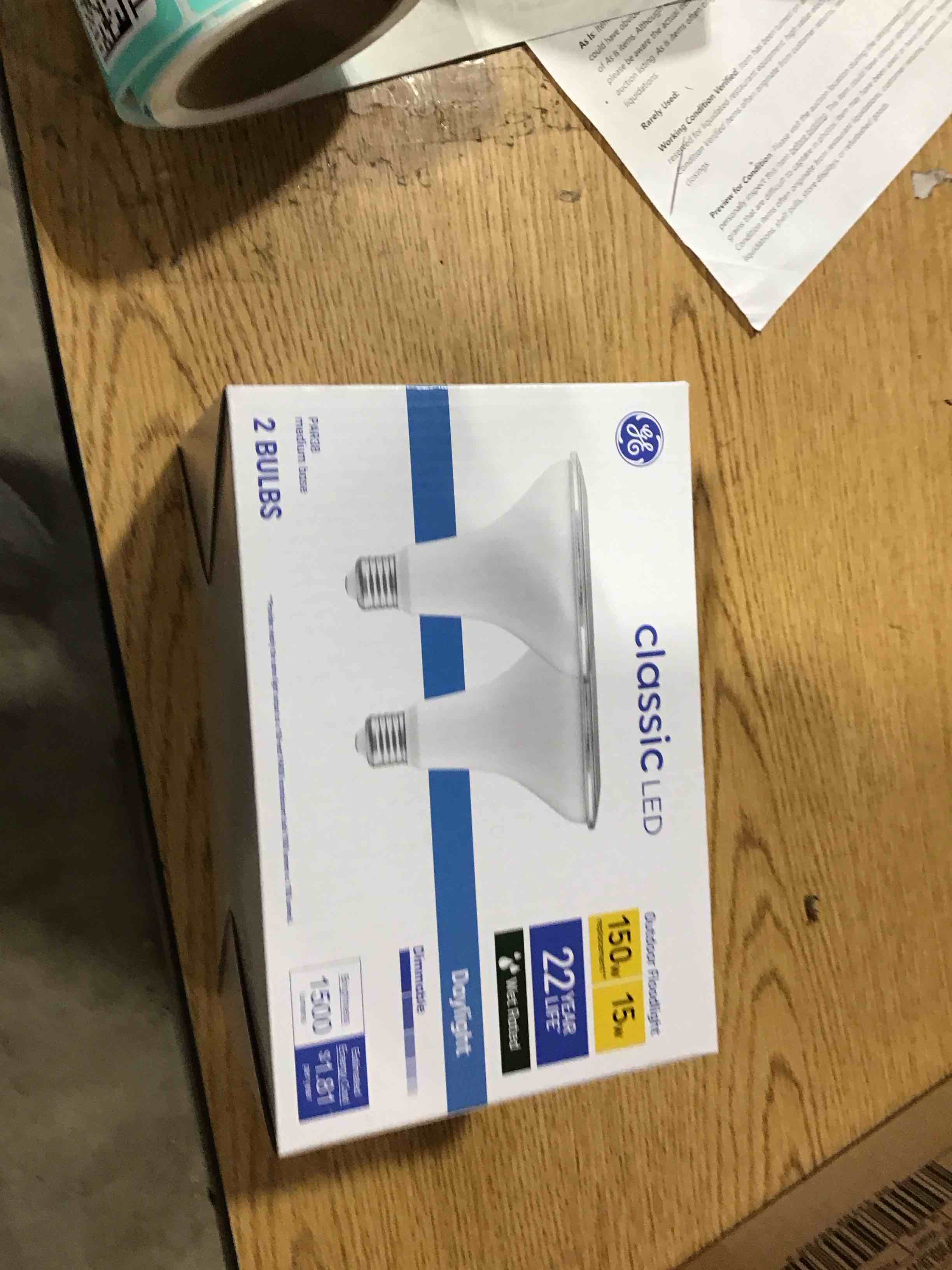 GE Spot Classic 2-Pack 75 W Equivalent Dimmable Warm White Par30 Shortneck LED Light Fixture Light Bulbs