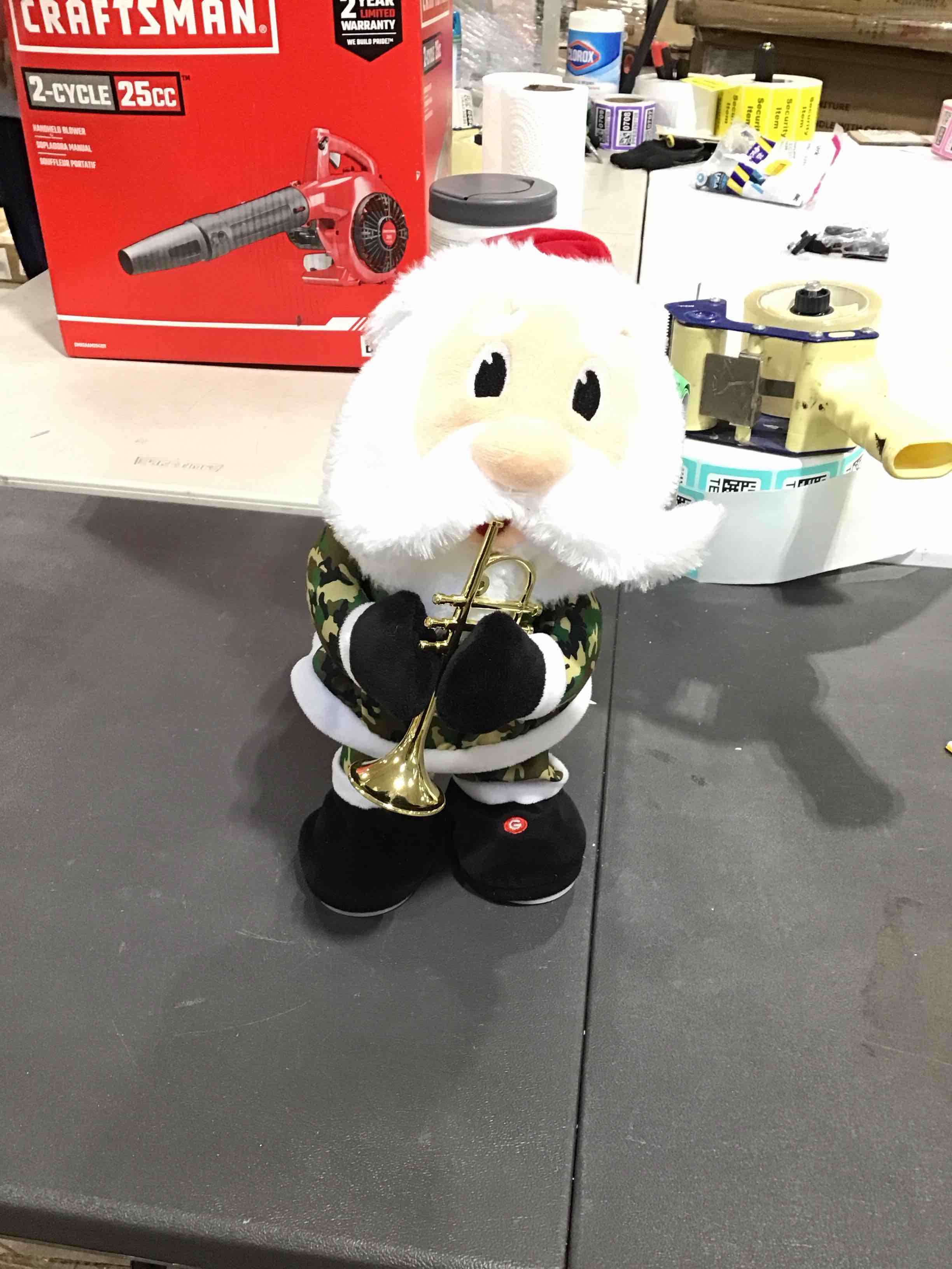 Holiday Living 14.17-in Musical Animatronic Toys Battery-operated Batteries Included Christmas 