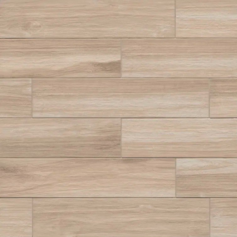 Havenwood 8" x 36" Matte Porcelain Wood Look Floor & Wall Tile