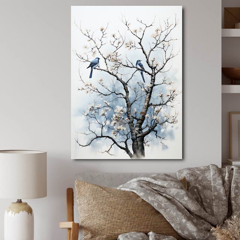 Monochrome Tree Shadow Dance II