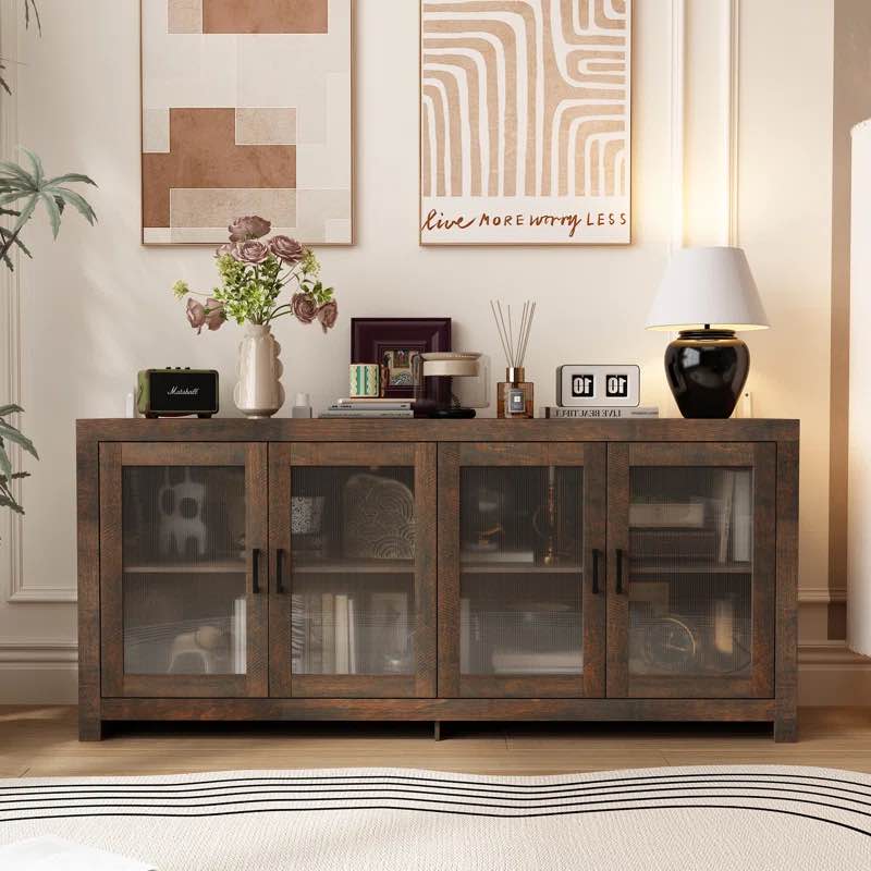 70.9"W Sideboard With 4 Door