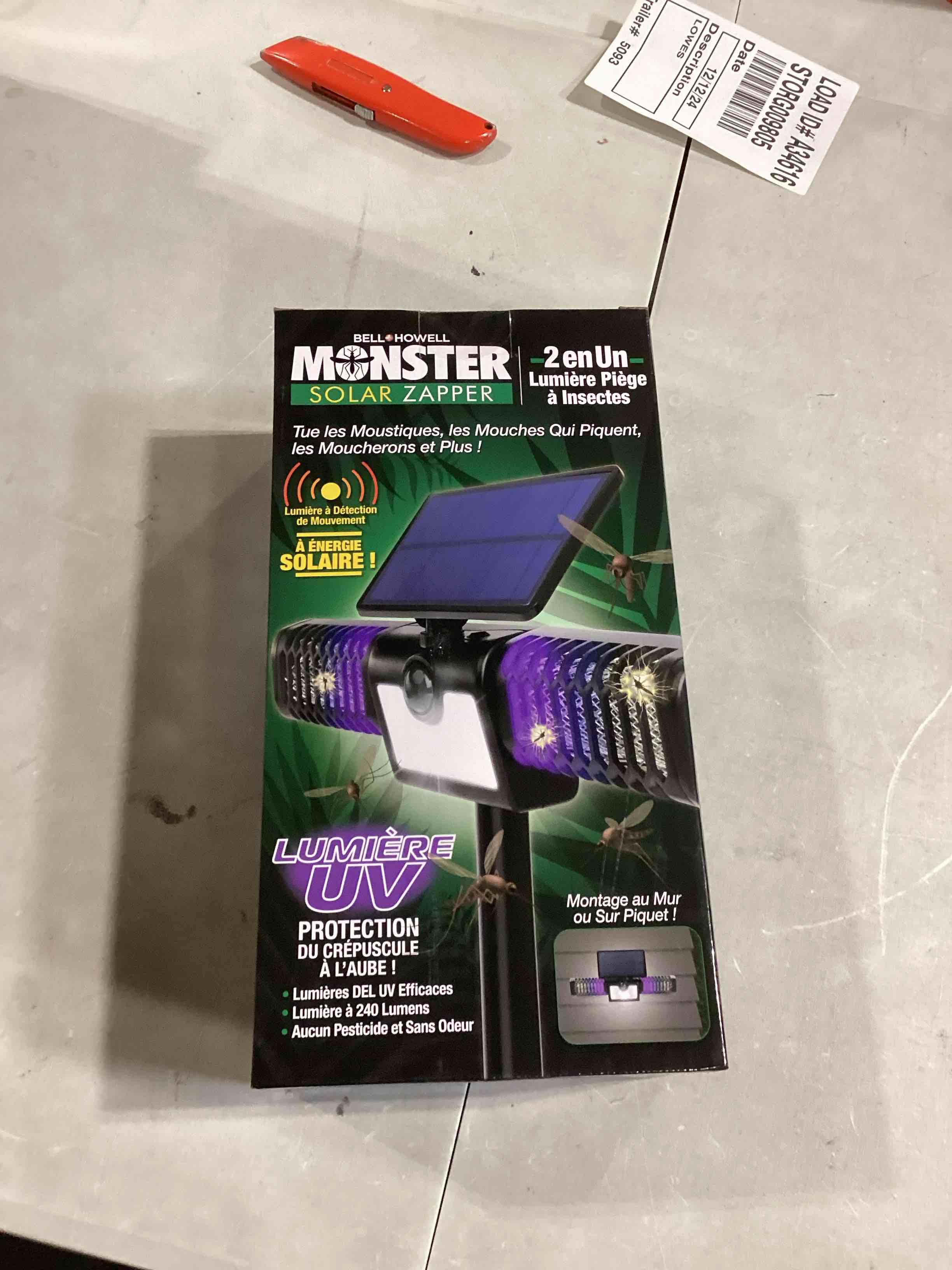 Monster Solar Bug Zapper 2in1 Solar Flood Light Solar Bug Zapper Electric Mosquito Zappers
