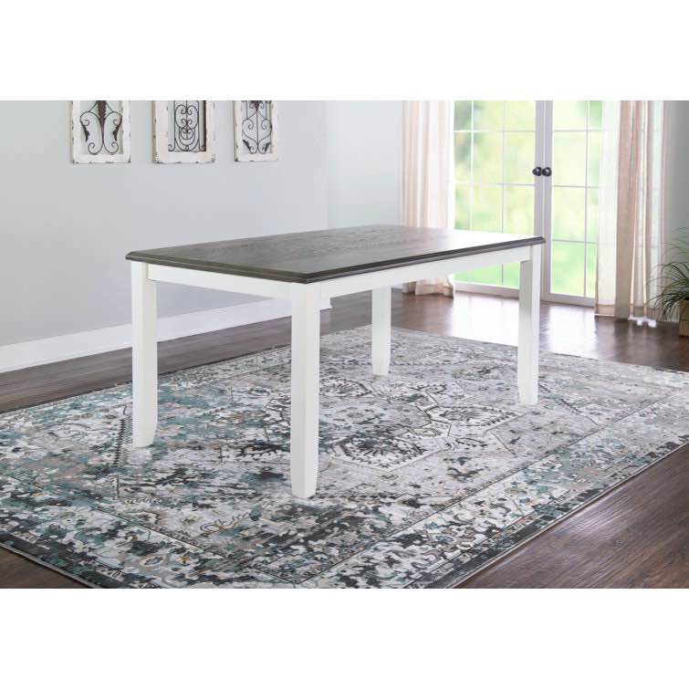 Atiqa Painted Rustic Dining Table