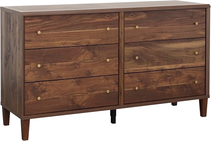 Harry Willow Place 6 Drawer 59.05” W Double Dresser