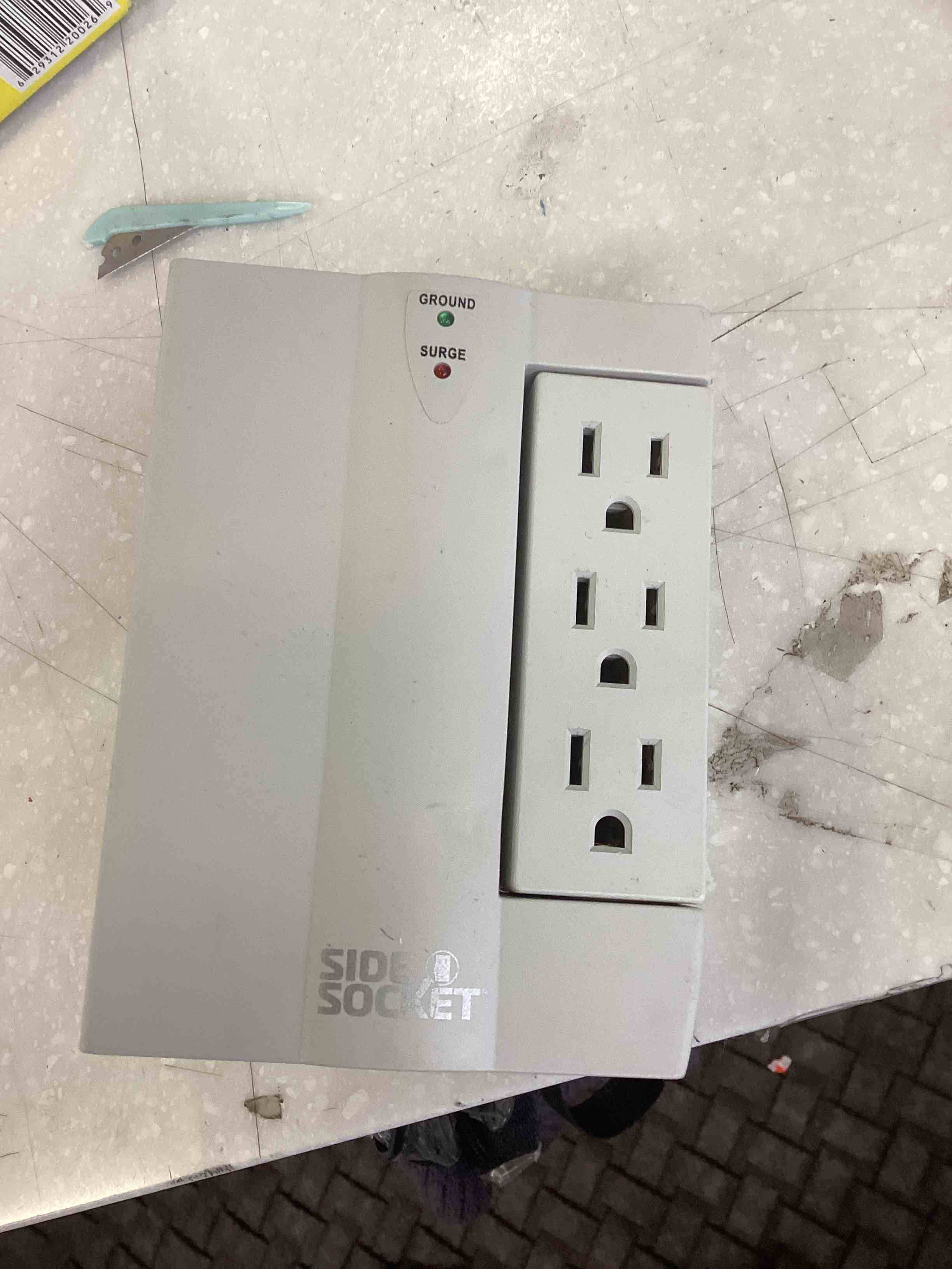 6 socket side outlet extension