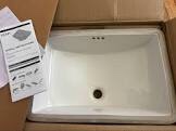 KOVA rectangular under mount lavatory sink KPN model number K0000016810