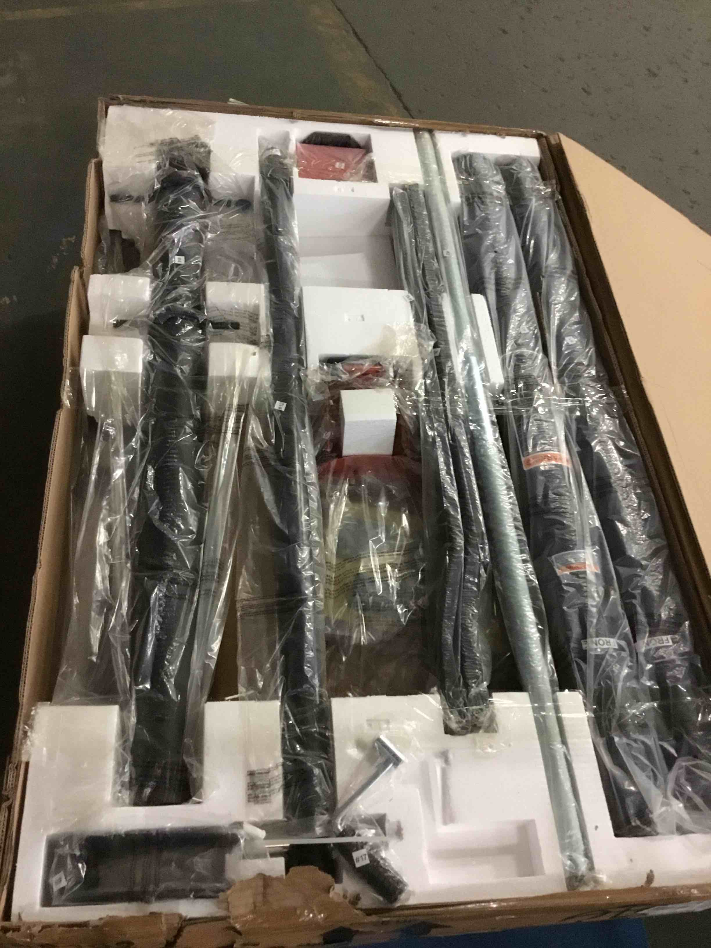 Condition photo showing New/Like New for silverback nxt 54" and nxt 60" in-ground basketball hoops with adjustable-height basketball goal backboard and quickplay design nxt 54 wrap