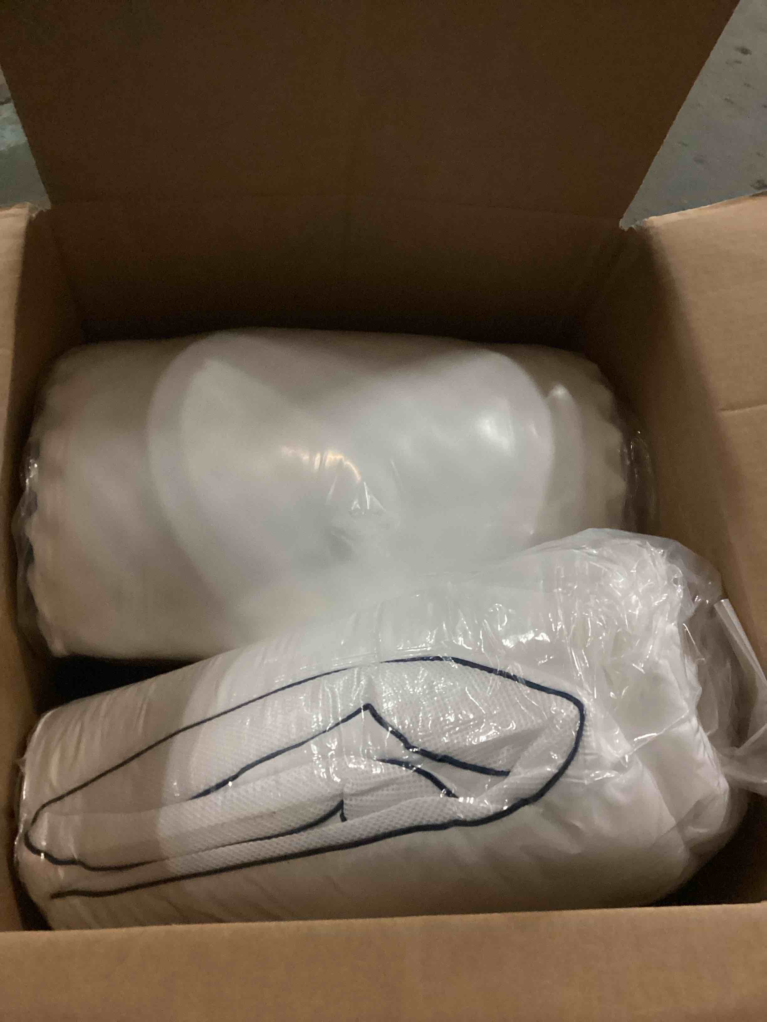 Condition photo showing Good Condition for queen mattress topper, 2" cooling pillow top & 8-21" deep pocket, plush mattress pad cover for breathable comfort, white