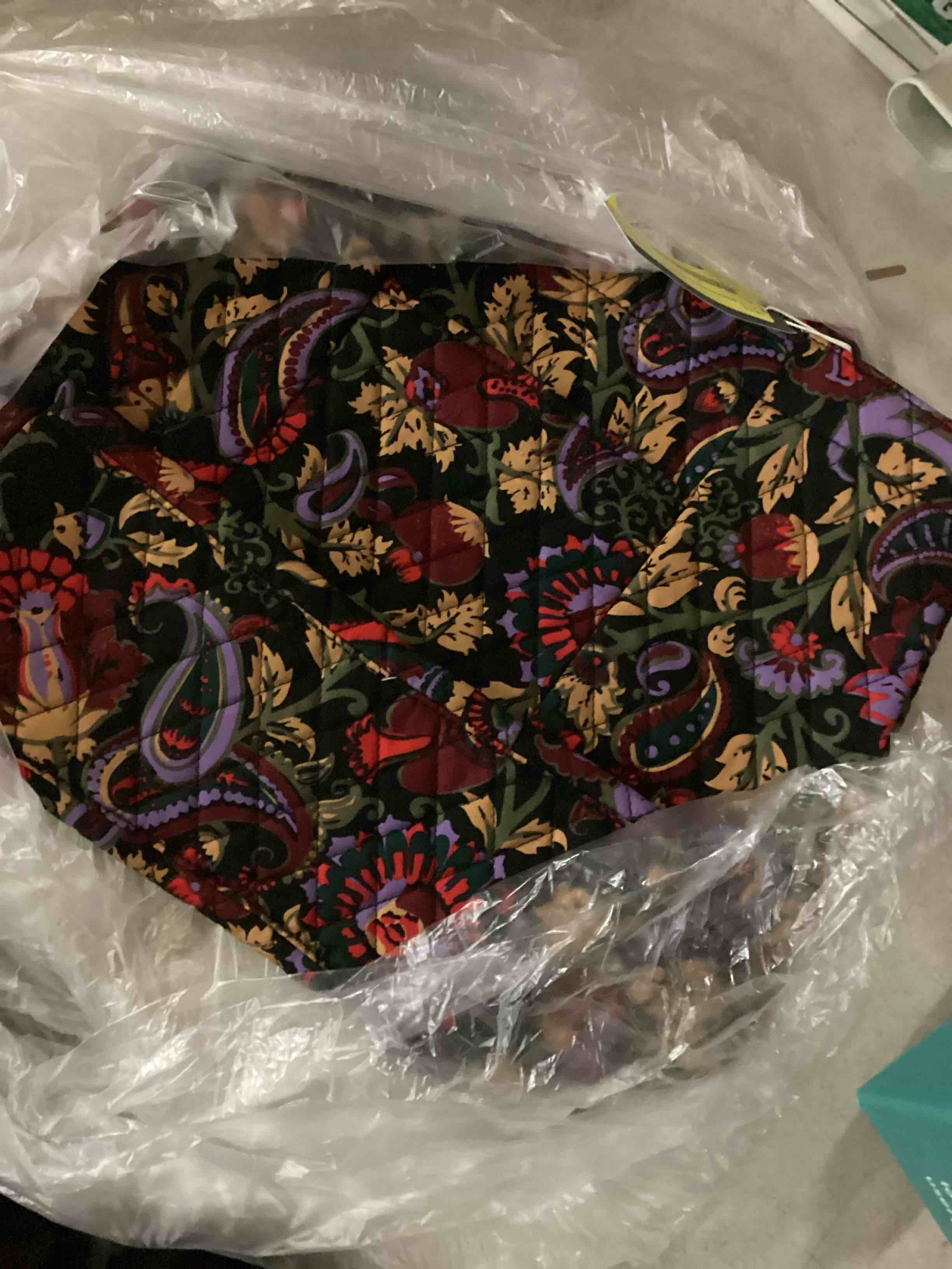 Condition photo showing New/Like New for vera bradley women's premium cotton small original tote | premium