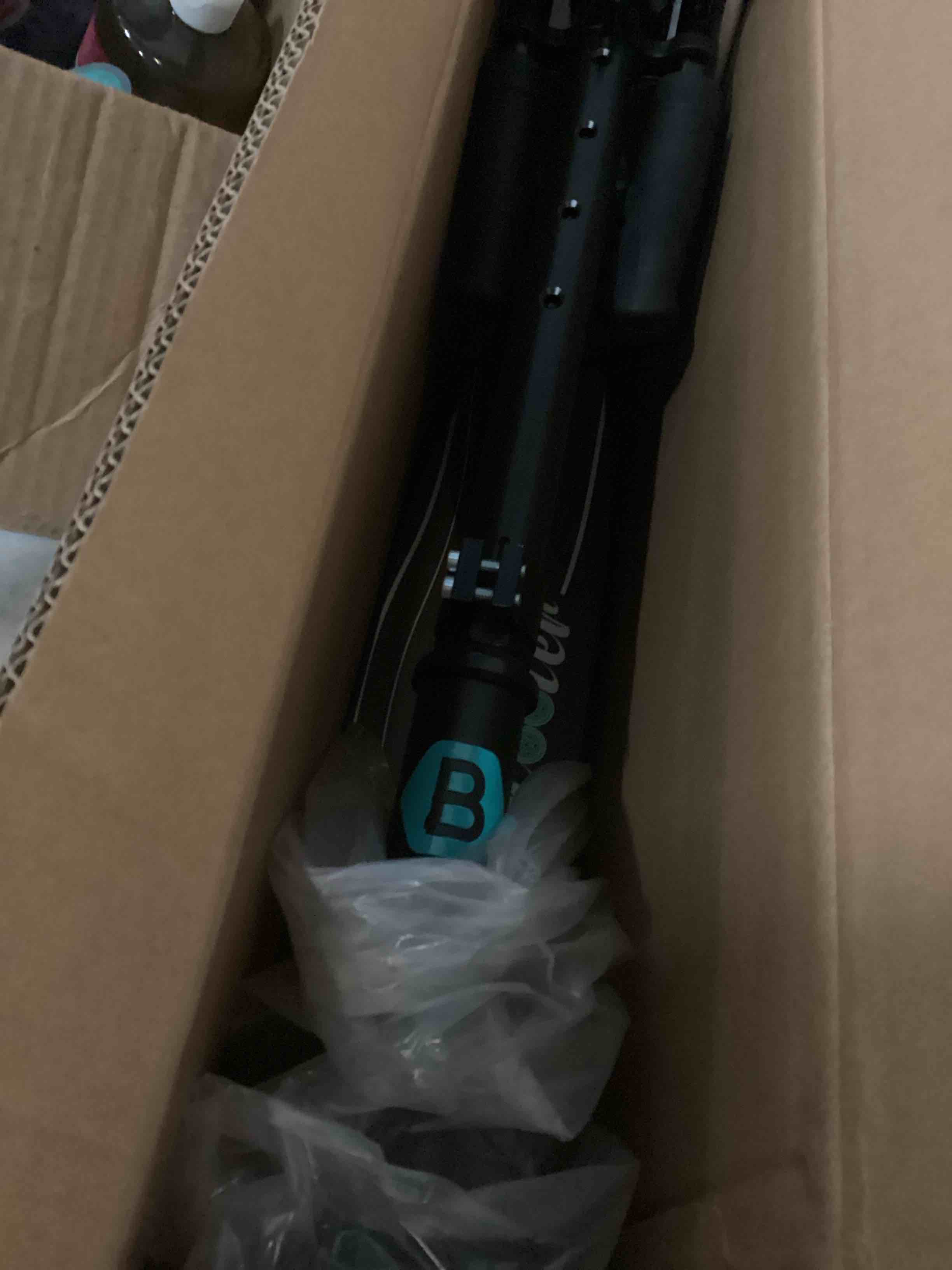 Condition photo showing Good Condition for beleev v5 scooters for kids 6 years and up, folding kick scooter 2 wheel for adults teens, 4 adjustable handlebar, 200mm big wheels, lightweight sports commuter scooter, sturdy frame, up to 220lbs aqua