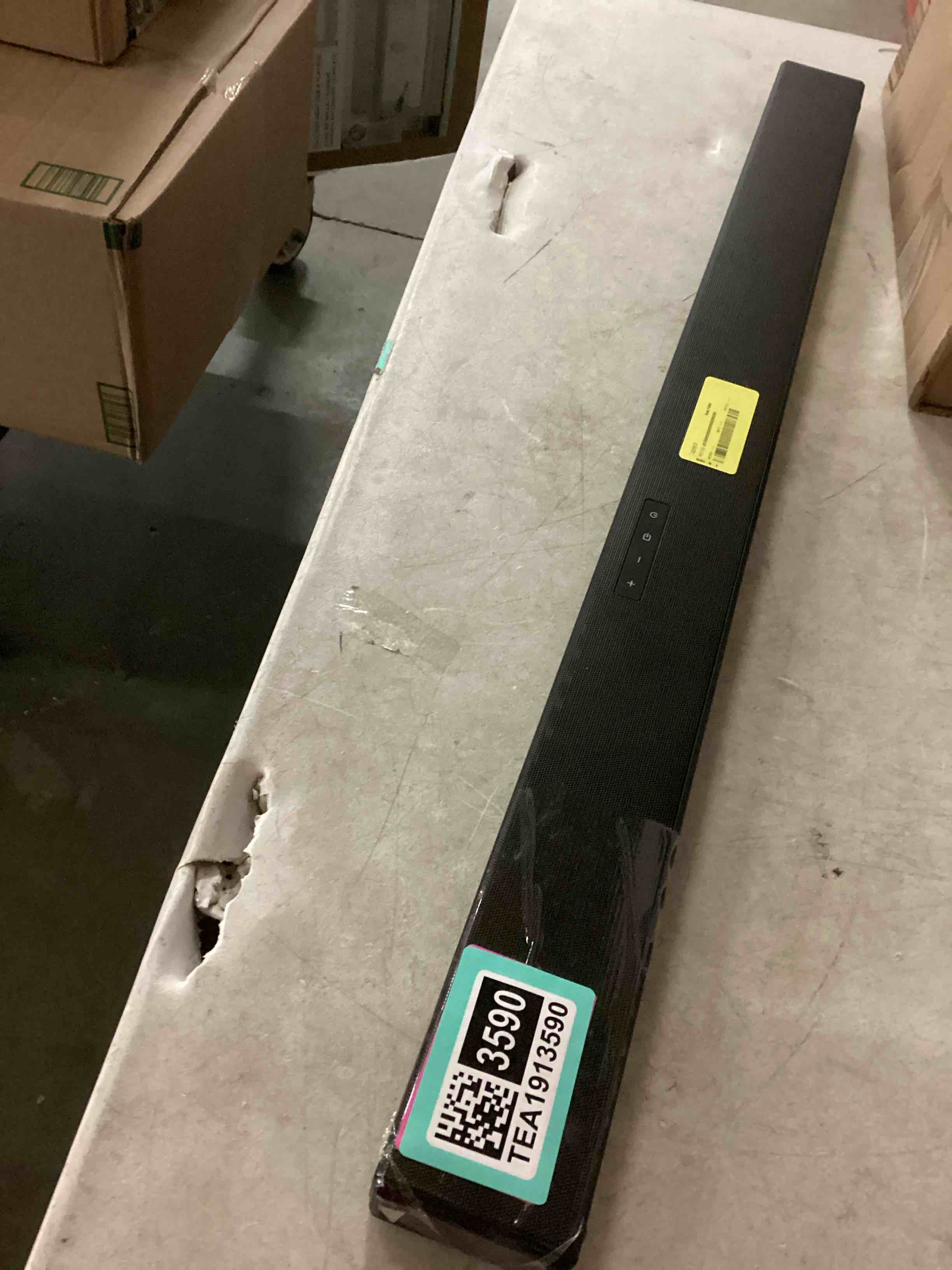 Condition photo showing As Is for (incomplete)dolby atmos ultimea 5.1ch surround sound bar with subwoofer, dolby atmos, voicemx, bassmx, app, 300w soundbar for smart tv, home theater surround sound system for tv, bluetooth 5.4, poseidon m60 (2026 model) u3721