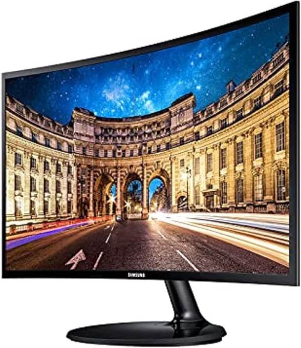 Condition photo showing As Is for Samsung LC24F392FHNXZA 1080p Curved Monitor, 24 (Refurbished)