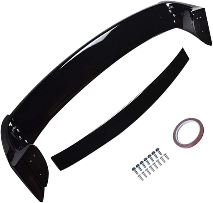 WFLNHB Replacement for 06-11 Honda Civic Sedan MU ABS Painted Glossy Black Trunk Boot Lip Rear Spoiler Wing Deck Lid