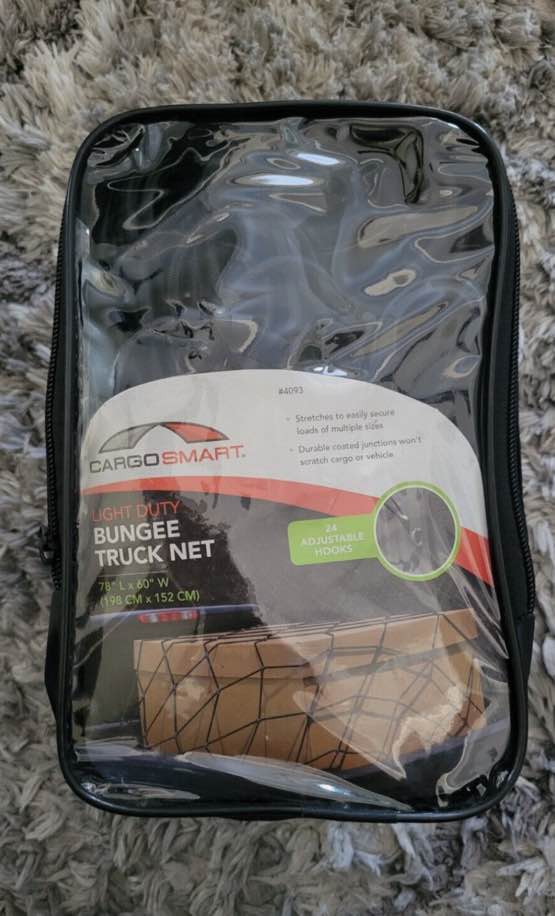 Cargo Smart Bungee Truck Cargo Net Cover24 Adjustable Hooks- Secure Cargo