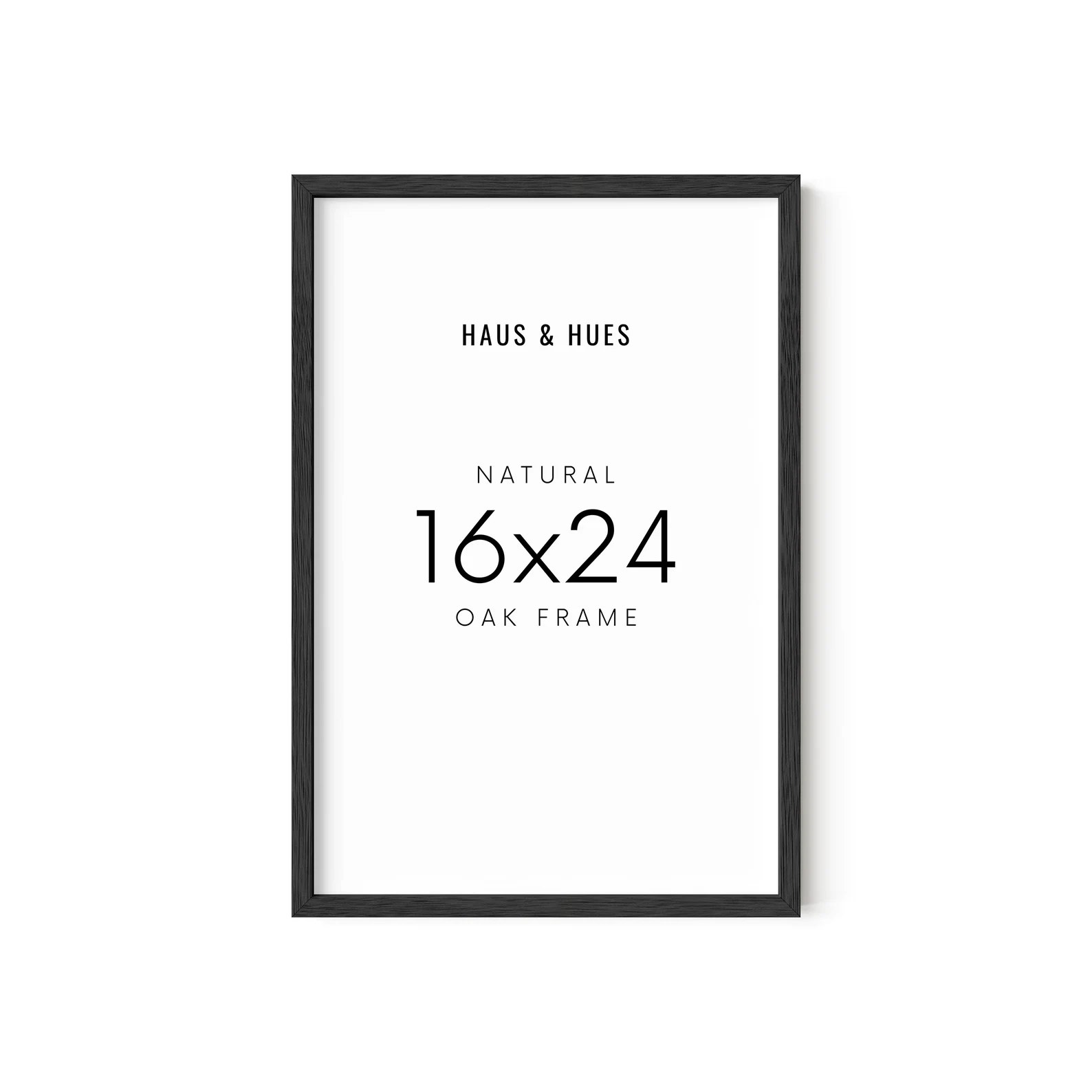 Haus and Hues 16 x 24 Frame - Set of 1 16 x 24 Poster Frame, 16x24 Black Frame, 16 x 24 Picture Frame,Wooden 16 by 24 Picture Frame