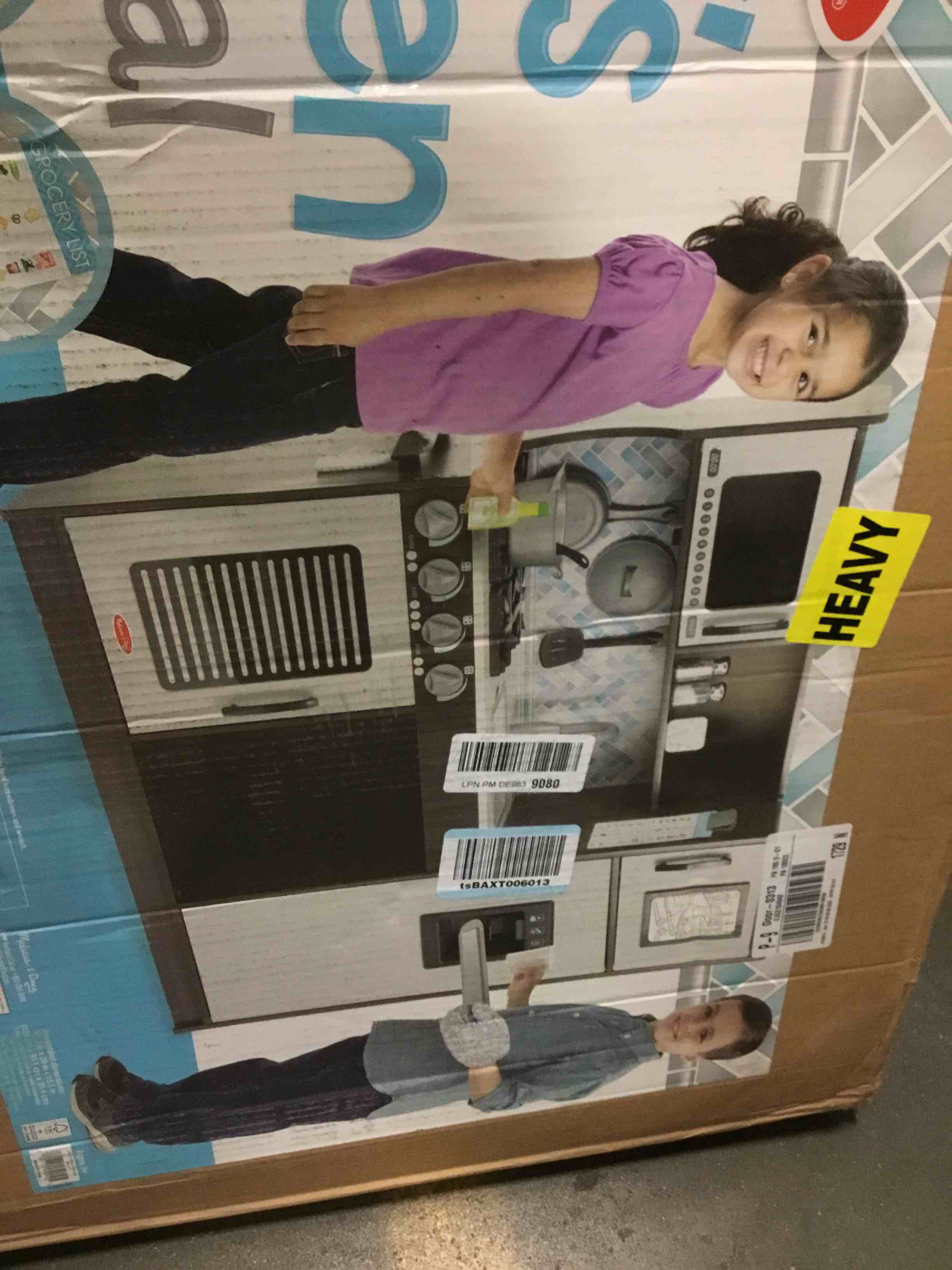 Melissa & Doug Wooden Chefs Pretend Play Toy Kitchen With Ice Cube Dispenser  Charcoal Gray - Kids Kitchen Play Set, Play Kitchen For Toddlers And Kids Ages 3+ Charcoal Toy Kitchen