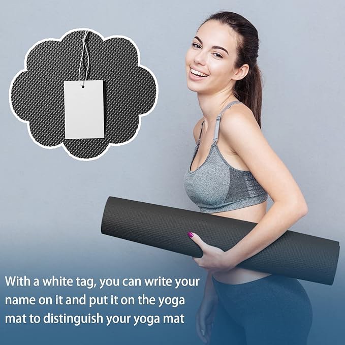 2 Pieces Yoga Mats Bulk, 68'' x 24'' x 4mm Thick Yoga Mats for Kids and Adult Gym Mats Bundle Latex Free Exercise Mats with Non Slip Texture for Outdoor Yoga, Pilates or Workout