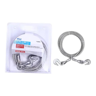 RELIABILT 5/16-in x 20-ft Weldless Galvanized Steel Cable