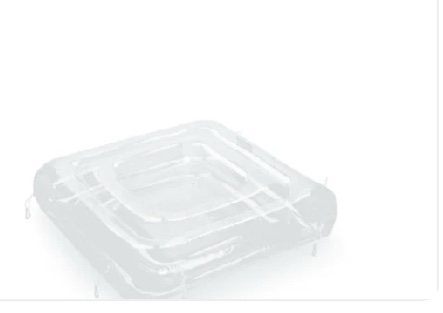 Pack of 4)) Square Cooler Connector( photo similar 