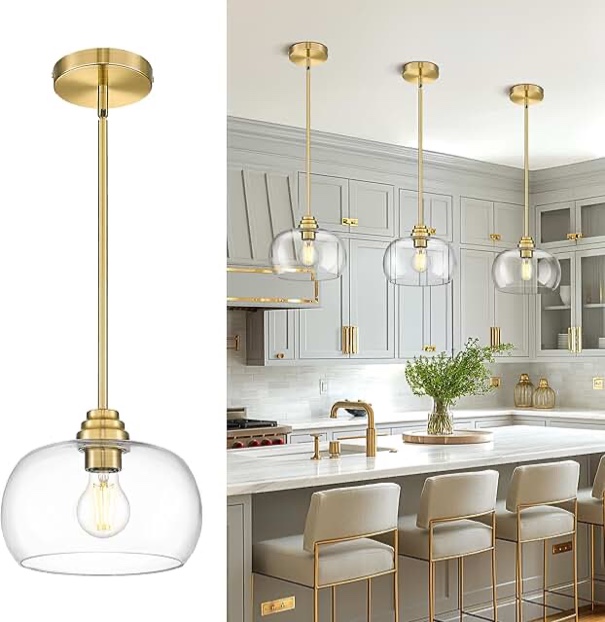 Sevierville 1 - Light Single Pendant Finish: Gold