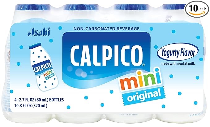 Calpico Mini Original 2.7 fz, (Pack of 10) (Feb 12 2025) 
